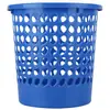 Cubo de papelera de malla Deli 9556, cubo de basura de plástico, papelera azul, cubo de limpieza, papelera, venta al por mayor de papeleras