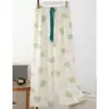 Pantalones Finos de Pierna Ancha para Mujer de Primavera, Pantalones Anti-Mosquitos, Adecuados para Madres de Mediana Edad y Mayores, Se Pueden Usar Afuera, Pijama de Verano de Talla Grande