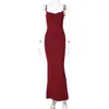 Vestido Longo Estilo Europeu e Americano para Comércio Exterior, Novo Modelo Verão 2026 com Decoração de Borboleta de Lantejoulas, Cor Sólida, Decote nas Costas Sexy
