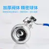 Válvula de Bola de Acero Inoxidable 304 para Alta Temperatura, Válvula de Vapor de Dos Piezas con Rosca Interna, Válvula de Interruptor de Agua, 1/2 Pulgada y 3/4 Pulgada