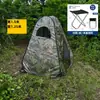Tienda de Observación de Aves Vzy Tienda de Cambio Camuflajeada Tienda de Pesca Tienda de Camuflaje de Alta Calidad para Fotografía de Aves con Diseño de Tienda de Pollo Colorida Sin Base
