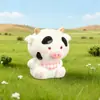 Ornatos de Micro Paisagem com Musgo Desenhos Animados Fofos Vacas Animais Bonecos Jardinagem Decorações de Bonsai Acessórios Ornatos de Resina