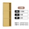 Nicho de TV multicapa para baño de acero inoxidable empotrado en la pared del baño gabinete de TV panel de exhibición de piedra decorativa para pared