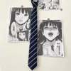 Tokyo sheiji jk Rayas coreanas estampado original Uniforme coreano Camisa estilo universitario rojo Corbata de lazo corbata