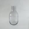 Florero Transparente de Vidrio Estilo Europeo Simple Aerodinámico para Cuello Modelo de Carga Suave Adornos Florales Decorativos para Sala de Modelos