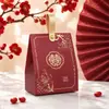 Nova caixa de doces de casamento estilo chinês, caixa de doces estilo chinês moderno, bolsa de doces de casamento portátil, caixa de presente para casamento e noivado