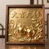 Marco de Fotos de Buena Suerte, Oro Puro, Más que Suficiente Pan de Oro, Adornos Personalizados, Regalos de Aniversario, Recuerdos