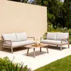Sofá de Ratán para Exteriores para Patio Terraza, Área de Ocio en Balcón Exterior, Sofá Perezoso, Desmontable, Tamaño Compacto, Hecho a Medida de Fábrica