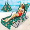 Suministro Exclusivo Transfronterizo de Fundas para Sillas de Playa, Fundas de Microfibra para Sillas de Playa con Impresión Digital 3D, Serie Navideña, a partir de una pieza