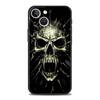 Adecuado para funda de teléfono iPhone 17, Nuevo modelo de comercio exterior, Funda de teléfono de calavera de Halloween para parejas