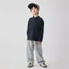 Roupas Infantis Haima 2026 Primavera Novo Conjunto de Primavera para Meninos Camiseta Antibacteriana de Manga Longa Estilo Fino para Crianças Mais Velhas
