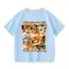 2026 Ropa para Perro Mi Cuchillo y Escudo Camiseta de Algodón Puro Manga Corta Shiba Inu Divertido Paquete de Emoticonos Abstractos Tops para Niños y Adolescentes 2