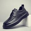 Novos Mocassins Masculinos de Couro Bovino de Primeira Camada 2025, Macios e Respiráveis, de Calçar Fácil, Versáteis, Modernos, Confortáveis e Não Abrasivos