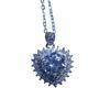 Colgante de Platino pt950 Chapado Diamante Brillo Brillante Ocho Corazones Ocho Flechas Corazón de Amor Imitación Diamante Moussan Collar Explosiones Vivas