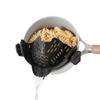 2023 nuevo diseño original escurridor de silicona para olla, escurridor lateral, fideos, verduras, frutas, anti-derrame, filtro de agua