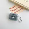 Para fone de ouvido AirPods Pro2 capa protetora desenho animado transparente capa macia tpu Apple 1ª/2ª/3ª geração Bluetooth simples