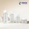 Suministros del Fabricante Empaques para Set de Botellas de Vidrio Cosmético, Botellas de 120ml para Loción y Aceites Esenciales, Botellas de Vidrio Dosificadoras de 30g para Crema
