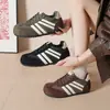 2026 Dexun Shoes Feminino Outono Novo Estilo Versão Coreana ins Estudante Feminina Casual Esportivo Versátil Tênis de Lona Estilo de Rua 26833