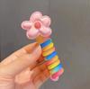 Línea de teléfono de trenza para cabello de niños, diadema para cabello, femenina, coleta alta, resistencia, 2023, nueva cuerda para el cabello, no daña el cabello, liga para el cabello, goma para el cabello, cuerda para el cabello