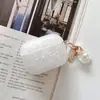 Para AirPods Pro2 cubierta protectora de auricular patrón de concha simple carcasa blanda Apple 1/2/3 generación colgante Bluetooth