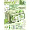Nuevo set de papelería infantil, estuche para lápices de gato trébol de cuatro hojas, bolígrafo creativo estilo ins de regalo, premio para estudiantes al por mayor