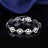 Pulseira feminina simples com rosto sorridente, design de nicho, pulseira de sorriso, temperamento fashion, bem-estar de transmissão ao vivo do TikTok, best-seller japonês e coreano