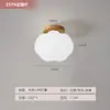 Luz Simples Nórdica para Corredor Hall Entrada Teto LED Proteção Ocular Criativo Luminária de Teto Estilo Luxo Leve Cor Creme