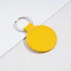 Chaveiro de Couro PU Personalizado Acessórios para Chave de Carro de Negócios Chaveiro de Presente Transfronteiriço