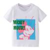 Roupa infantil atacado verão novo camiseta de manga curta para meninas camiseta básica infantil para bebê