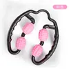 Grampo de Perna para Yoga Massageador de Pernas Roller Doméstico Modelador de Panturrilha Anel de Quatro Rodas Massageador Roller