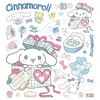 Céu Original Cinnamoroll Balão Tema Sobremesa 6D Adesivos Relevo para Unhas DIY Guka Adesivos de Decoração para iPad