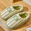 Pantuflas de Algodón para Mujer, Nuevo Modelo Invierno 2026, Pantuflas de Felpa Cálidas para Interior en Casa para Hombre, Uso Doméstico para Hombre en Otoño e Invierno