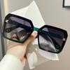 Celebridad de Internet de TikTok Gafas de Sol Explosivas de Lujo Ligero Cuadradas Clásicas para Mujer Polarizador Bloqueador de Luz Ultravioleta Parasol Aire
