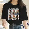 Katseyet Moda Camiseta Estampada Verão Camiseta Gráfica Roupas Largas Unissex Algodão para Homens e Mulheres