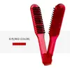 Peine de Peine en Forma de V Transparente, Resistente a Altas Temperaturas, Peine para Alisar el Cabello Antiestático, Peine de Plástico Transparente en Forma de V para Peinar el Cabello Liso