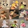 Lindo y dulce gato de peluche de dibujos animados Katie con forma de disco para sujetar la cabeza, pinza grande para el cabello con forma de tiburón, horquilla para el cabello, nuevo producto