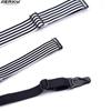 Suministro transfronterizo camisa de hombre Clip 3 horquillas hebilla de calabaza camisa de rayas blancas y negras tirantes SC-H-rayas blancas y negras