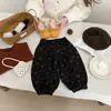 Pantalones Harem Florales Vintage para Niñas 2026 Nuevo Estilo Primavera Bebé Algodón Puro Pantalones Linterna Casuales Pantalones Largos