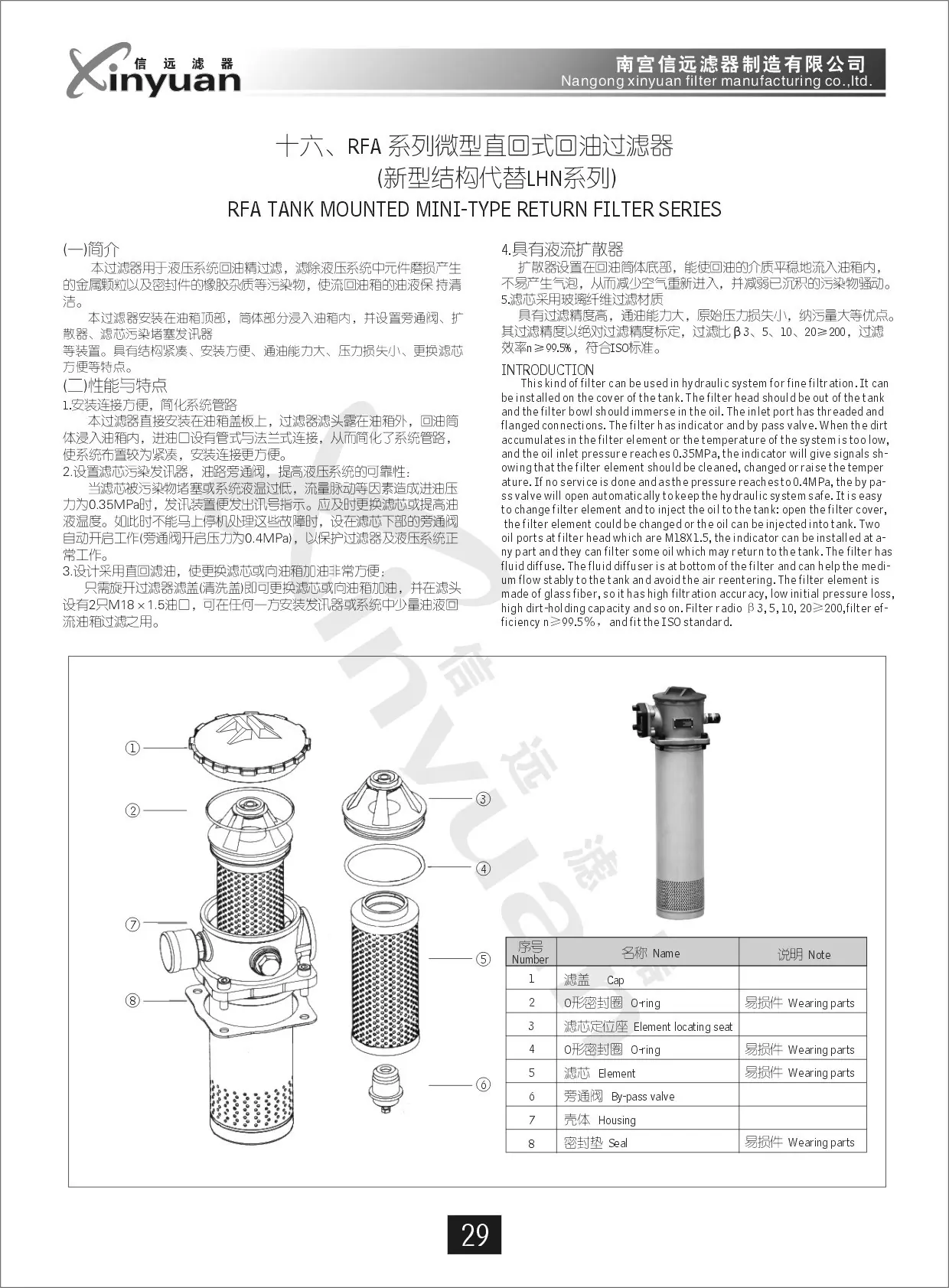 普通RFA过滤器详情29