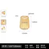 Pantalla con Cabezal de Lámpara Completo, Lámpara de Mesa DIY, Lámpara Colgante con Interruptor, Pantalla Reemplazable, Carcasa de Repuesto, Vidrio Transparente Gris Espesado