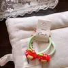 Laços de Cabelo Desenho Animado Fofos, Exclusivos Estilo Coreano Pacote com 2 Faixas de Cabelo de Frutas, Presilhas de Cabelo Xadrez Estrela para Meninas, Presilhas Bico de Pato Coloridas