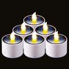 Venta al por mayor de fábrica Velas Electrónicas LED Intermitentes Impermeables para Exteriores, sin Humo, con Llama, Autoignición, Solares