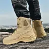 Transfronterizo Tallas Grandes 2026 Botas de Hombre para Entrenamiento al Aire Libre en la Naturaleza y Campo de Batalla Caña Media-Alta Botas del Desierto Zapatos Nuevos para Hombre para Senderismo y Trekking