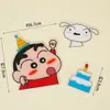 Crayón Pequeño Nuevo Adornos Decorativos para Pastel Secundario Dibujos Animados Dibujos Animados Cumpleaños Infantil Postre Horneado Enchufe