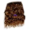 Material de peluca para juguete de cabello de muñeca, trama de pelo de cabra, trama de pelo de imitación de mohairDI