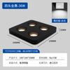 Lámpara de techo de una cabeza, doble cabeza, tres cabezas, sin cubo, tipo vesícula biliar, para sala de estar, dormitorio, downlight, foco de techo