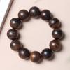 Pulsera Shen Guibao Agarwood Imitación Alta Ajedrez Nan Pulsera para Hombre y Mujer Patrón de Manchas de Tigre Estilo Étnico Joyería Wenwan Fabricante Venta al por Mayor