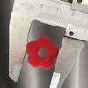 Chaveiro para Carro com Florzinhas Aveludadas Acessórios de Joia DIY Material para Bolsa de Contas Artesanal Flor de Cinco Pétalas de Pelúcia Contas