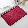 Tapetes de Banheiro Atacado Transfronteiriço Veludo Coral Pequenos Tapetes de Chão Pedra Laváveis em Casa Antiderrapantes Resistentes a Manchas e Absorventes Tapetes para Pés