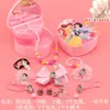 Set de Collar de Sirena para Niños Niñas Concha Pulsera para Niña Joyería de Princesa Bebé Lindo Clip para Oreja Anillo
